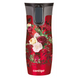 Kubek termiczny Contigo West Loop 2.0 470 ml - Kwiaty - Czerwony