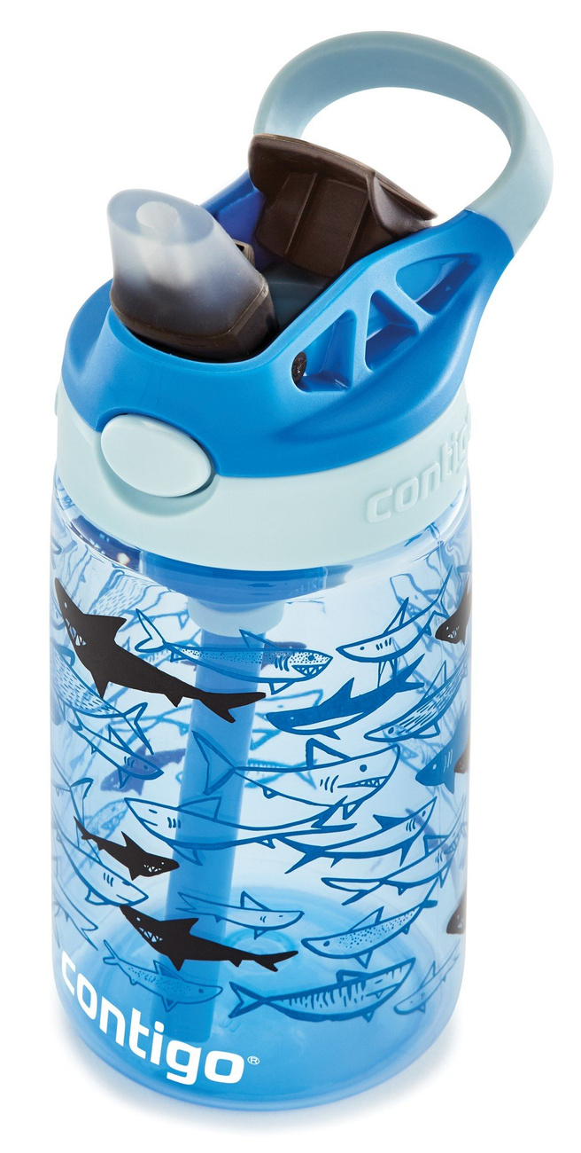 Contigo Easy Clean - Bidon / butelka dla dzieci - 420ml - Sharks
