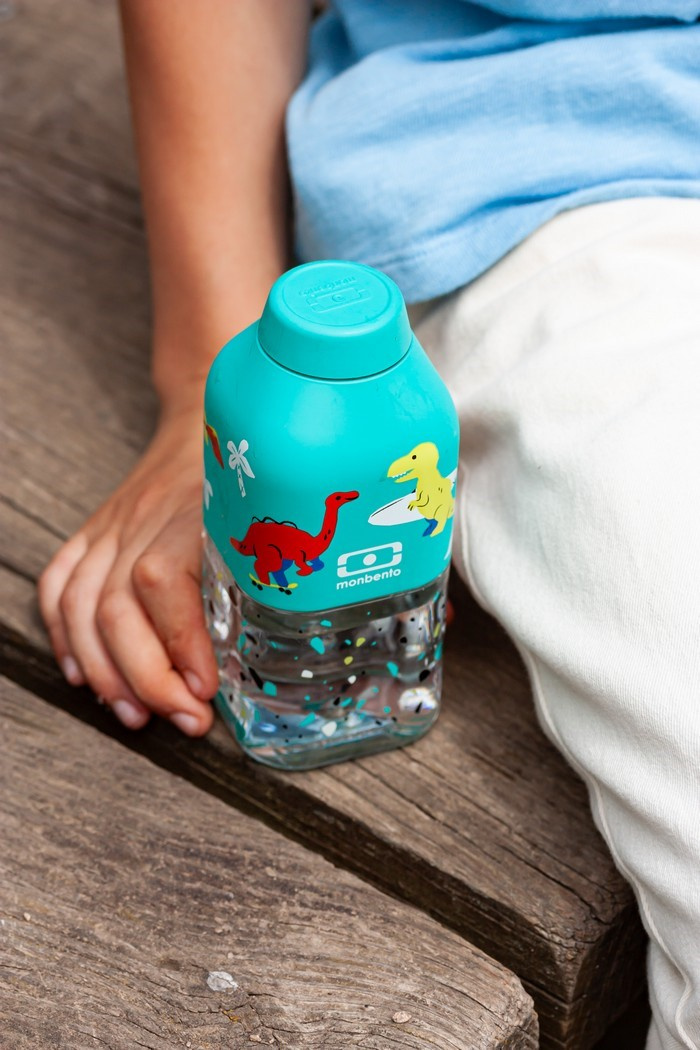 Monbento Butelka Positive S Graphic Blue Dino