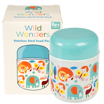 Rex London Termos na jedzenie Dzikie Zwierzęta 280 ml