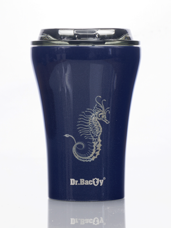 Dr.Bacty Apollo - Kubek do kawy - 227 ml - Seahorse - granatowy