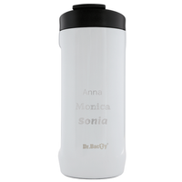 Kubek termiczny z grawerem Dr.Bacty Notus 360 ml - biały