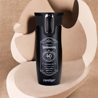 Kubek termiczny Contigo West Loop 2.0 470 ml - Na 40 urodziny - czarny