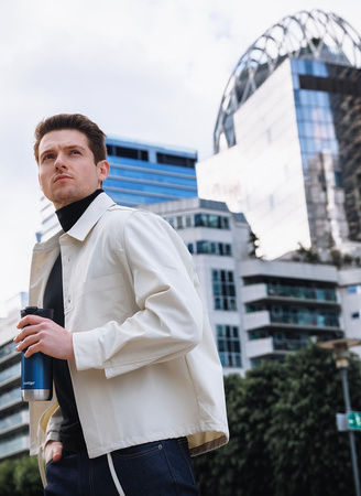 Kubek termiczny na kawę Contigo Huron 2.0 590ml - Blue Corn