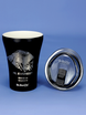 Dr.Bacty Apollo - Kubek termiczny do kawy - 227 ml - Mt. Everest - czarny