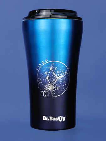 Dr.Bacty Apollo 2.0 - Kubek termiczny na kawę - "Panna" - 360 ml - Monaco Blue