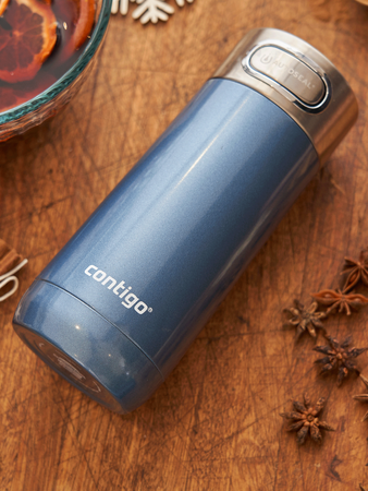 Contigo Luxe - Kubek termiczny z grawerem - 360ml - Blue