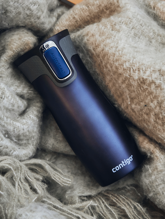 Contigo West Loop 2.0 - Zestaw kubków termicznych - 470ml - Malinowy + Granatowy Mat