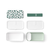 Monbento Lunchbox Bento Original Graphic Leopard Green