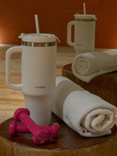 Contigo Streeterville Tumbler - Kubek termiczny ze słomką - 1200 ml - Salt