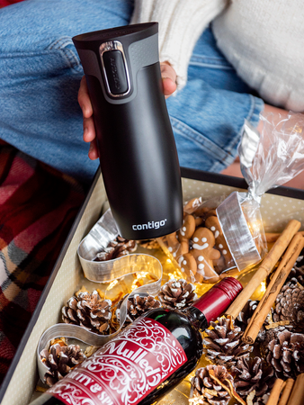 Contigo West Loop 2.0 - Zestaw kubków termicznych - 470ml - Czarny Mat + Granatowy Mat