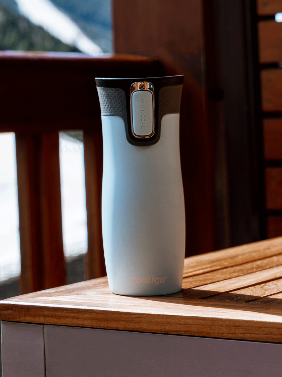 Contigo West Loop 2.0 - Kubek termiczny - 470ml - błękitny Mat + Pudełko