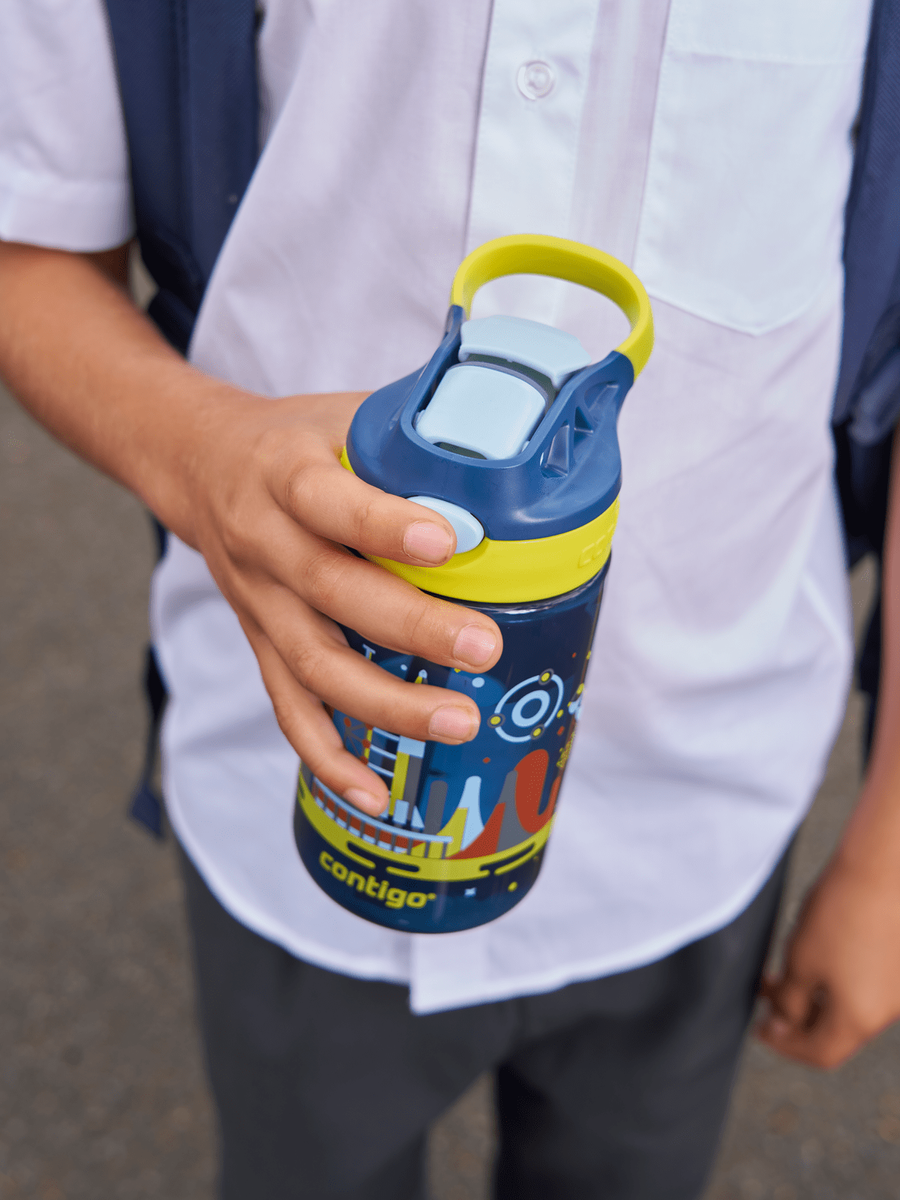 Contigo Gizmo Flip - Bidon dla dzieci / Kubek dla dzieci - 414ml - Nautical Space