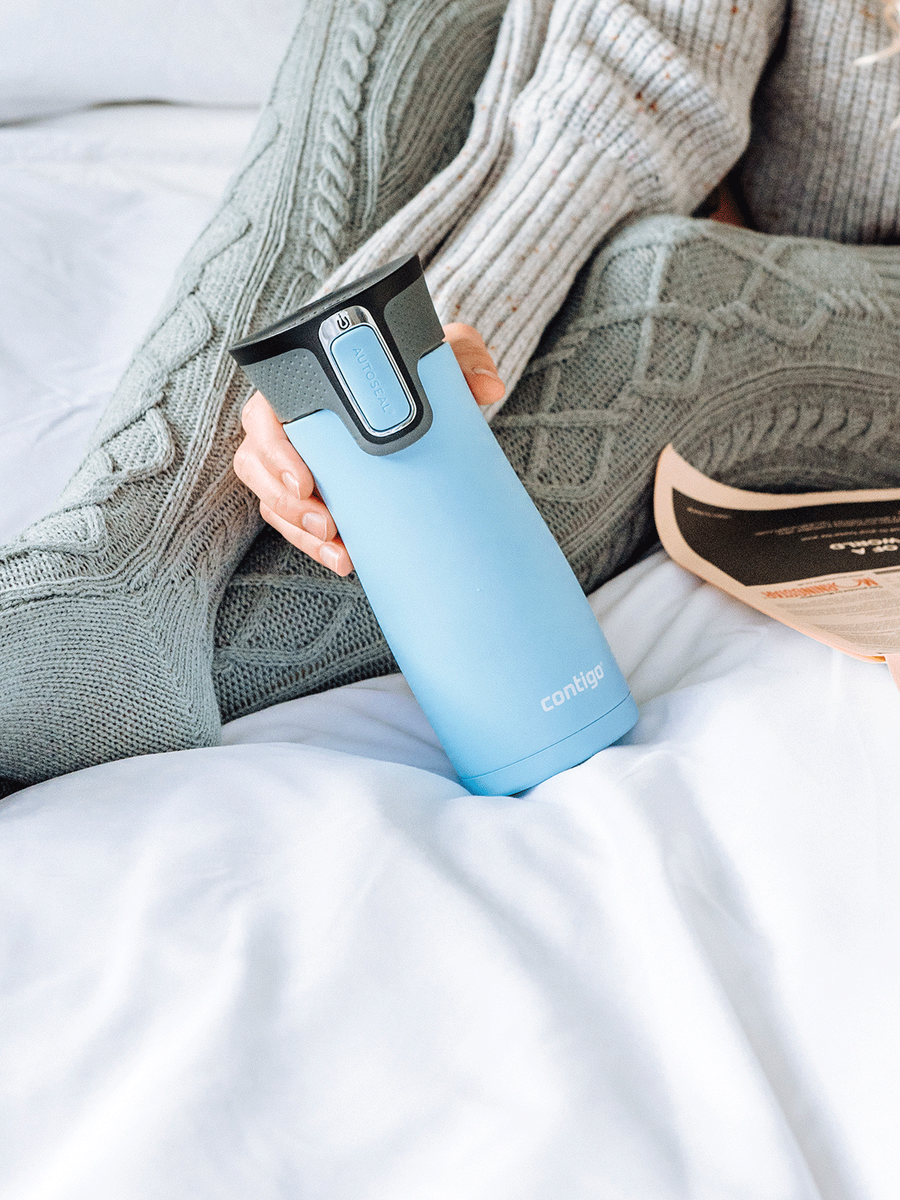 Contigo West Loop 2.0 - Kubek termiczny - 470ml - błękitny Mat + Pudełko