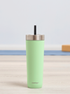 Contigo Luxe Tumbler - Kubek termiczny ze słomką - 720ml - Cucumber