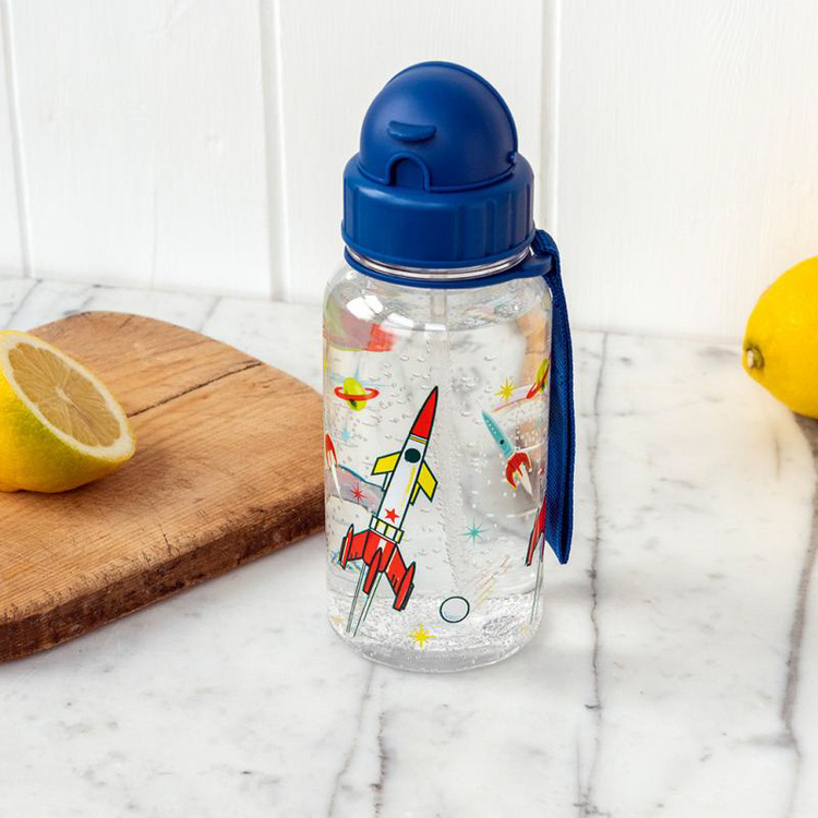 Rex London Bidon ze słomką 500ml Rakieta