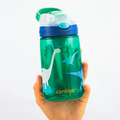 Contigo Gizmo Flip - Bidon dla dzieci - Kubek dla dzieci - 414ml - Jungle Green Dino