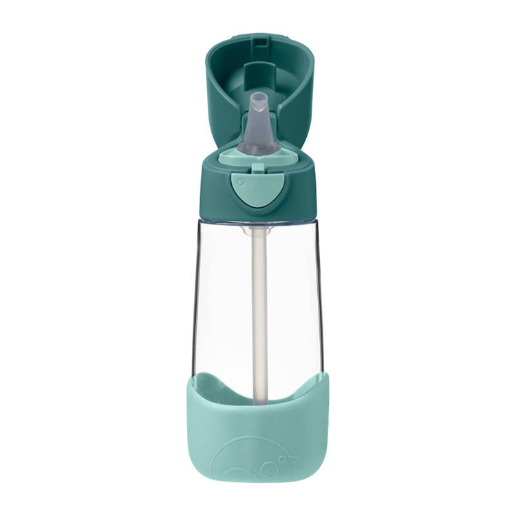 B.Box Butelka tritanowa ze słomką 450ml Emerald Forest