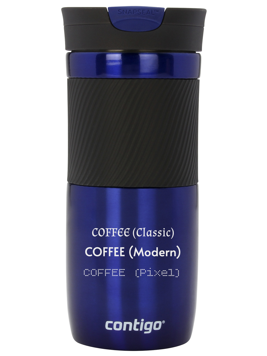 Contigo Byron - Kubek termiczny z grawerem - 470ml - Deep Blue