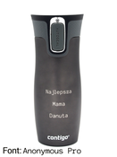 Contigo West Loop 2.0 - Kubek termiczny z grawerem - 470ml - Grafitowy
