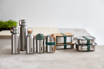 Black+Blum Butelka stalowa z korkiem morska