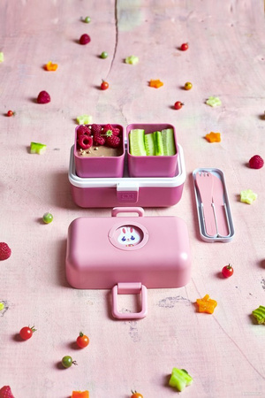 Monbento Sztućce podróżne Pocket Color Pink Blush