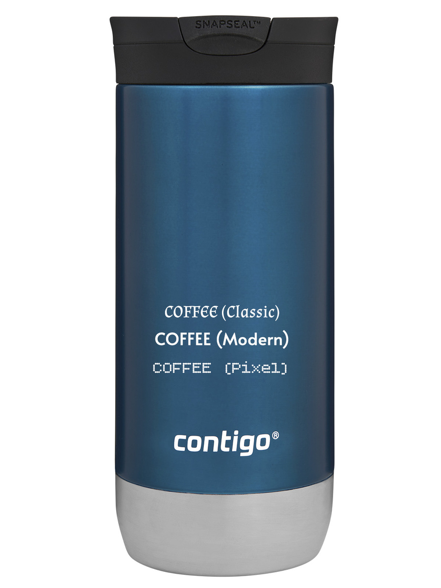 Contigo Huron 2.0 - Kubek termiczny z grawerem - 470ml - Niebieski