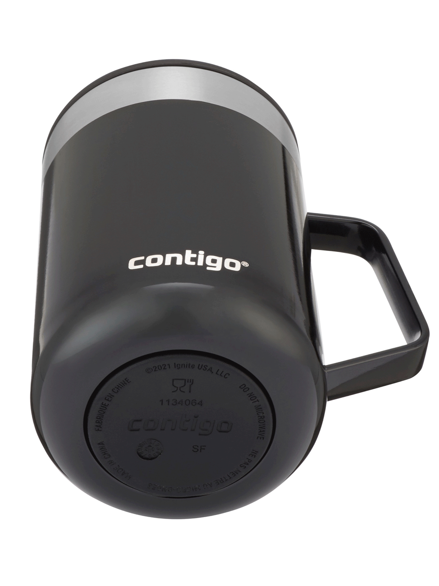 Contigo Streeterville - Kubek termiczny z grawerem - 420ml - Czarny