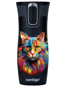 Contigo West Loop 2.0 - Kubek termiczny - 470ml - Kot - Czarny