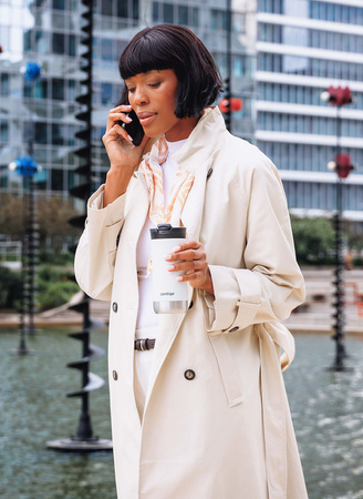 Kubek termiczny na kawę Contigo Huron 2.0 470ml - Six Seven -Salt