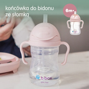B.Box Kubek 4w1 zestaw 240ml Blush