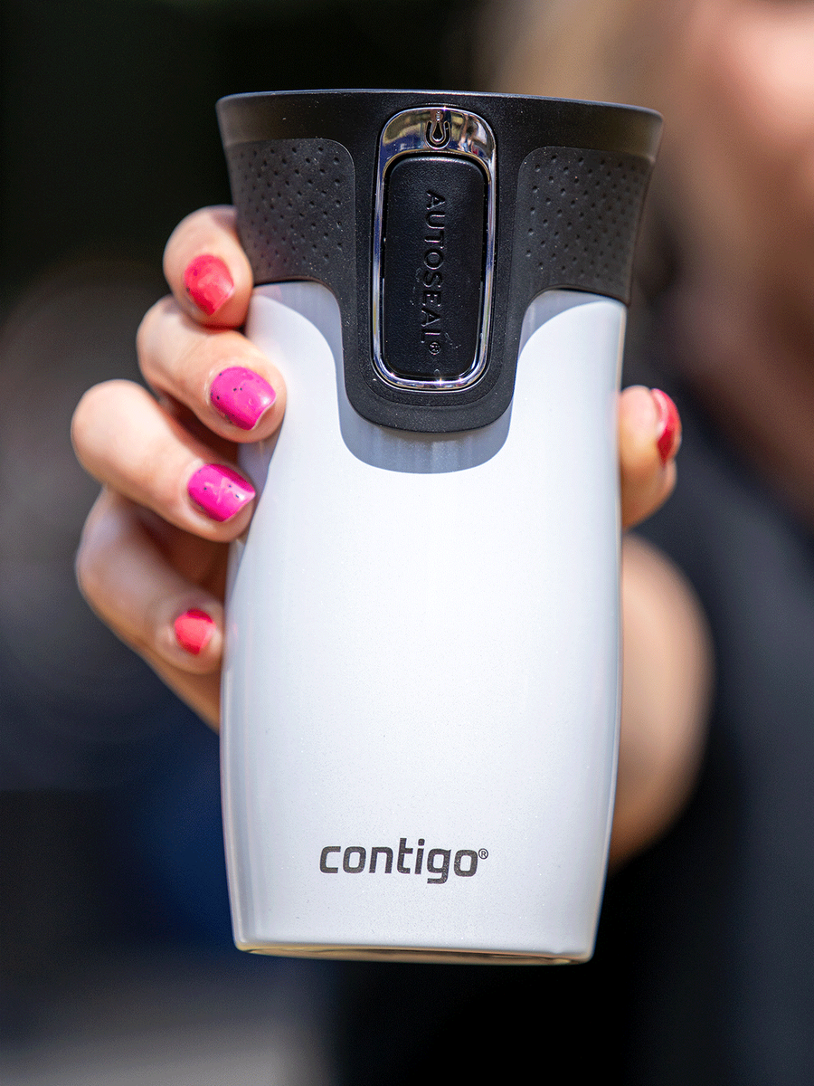 Contigo West Loop Mini - Kubek termiczny - 300ml - Biały metalik - powystawowy