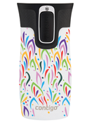 Contigo West Loop Mini - Kubek termiczny - 300ml - Floresy - Biały Metalik
