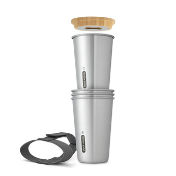 Black+Blum Zestaw 4 kubków stalowych 6el.