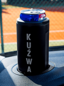 Dr.Bacty Notus - Kubek termiczny na kawę 2w1 - 360 ml - Kuźwa - granatowy