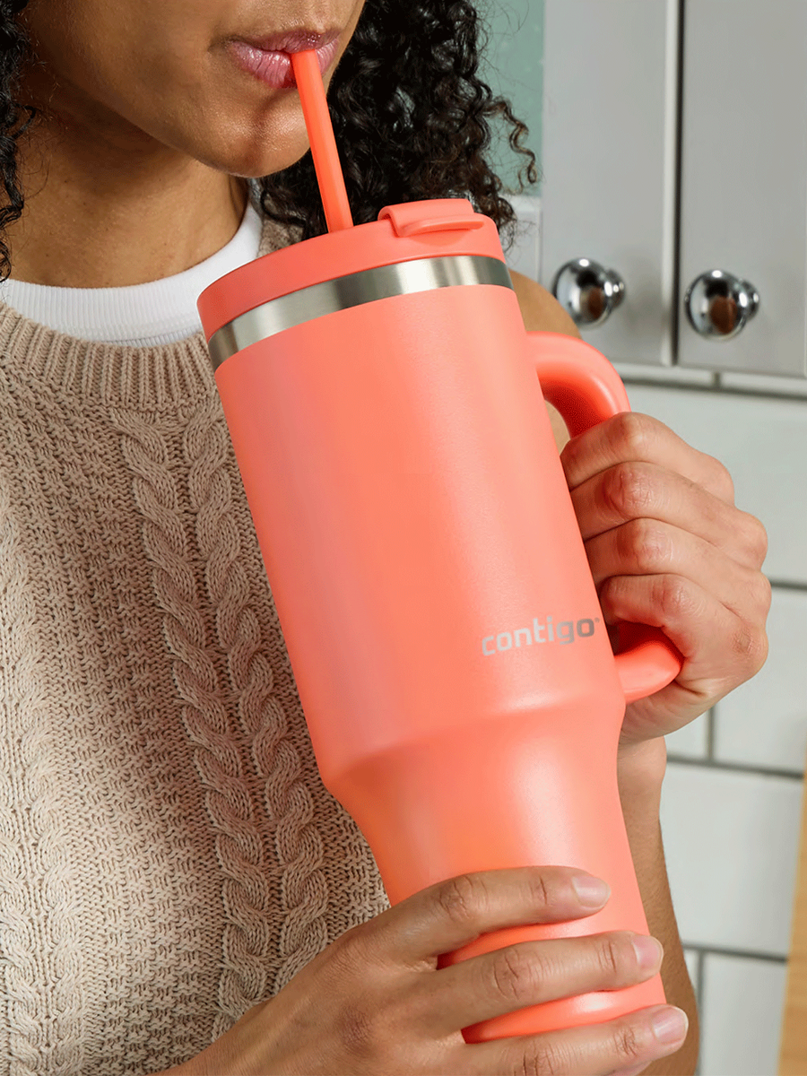 Contigo Streeterville Tumbler - Kubek termiczny na wodę z grawerem - 1200ml - Coral