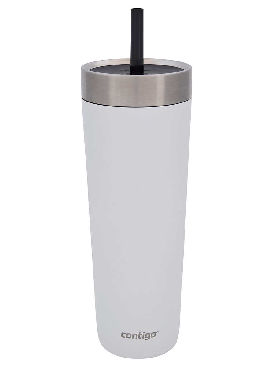 Contigo Luxe Tumbler - Kubek termiczny ze słomką - 720ml - Salt