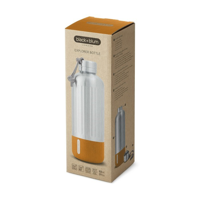 Black+Blum Butelka stalowa EXPLORER 850 ml pomarańczowa
