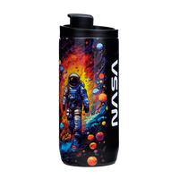 Dr.Bacty - Kubek termiczny do kawy - 360 ml - Czarny - NASA