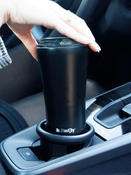 Dr.Bacty Apollo 360 ml, czarny mat - termiczny, wielorazowy kubek do kawy na wynos.