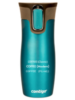 Contigo West Loop - Kubek termiczny z grawerem - 470ml - Turkusowy