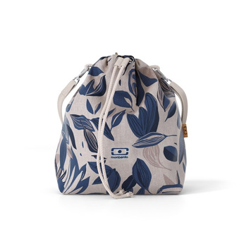 Monbento Lunchbag termiczny z paskiem Fresh Vegetal Blue