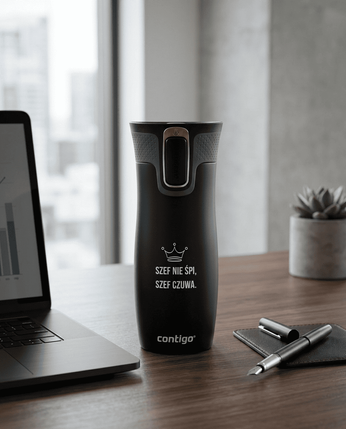 Contigo West Loop 2.0 - Kubek termiczny dla Szefa - 470 ml - czarny