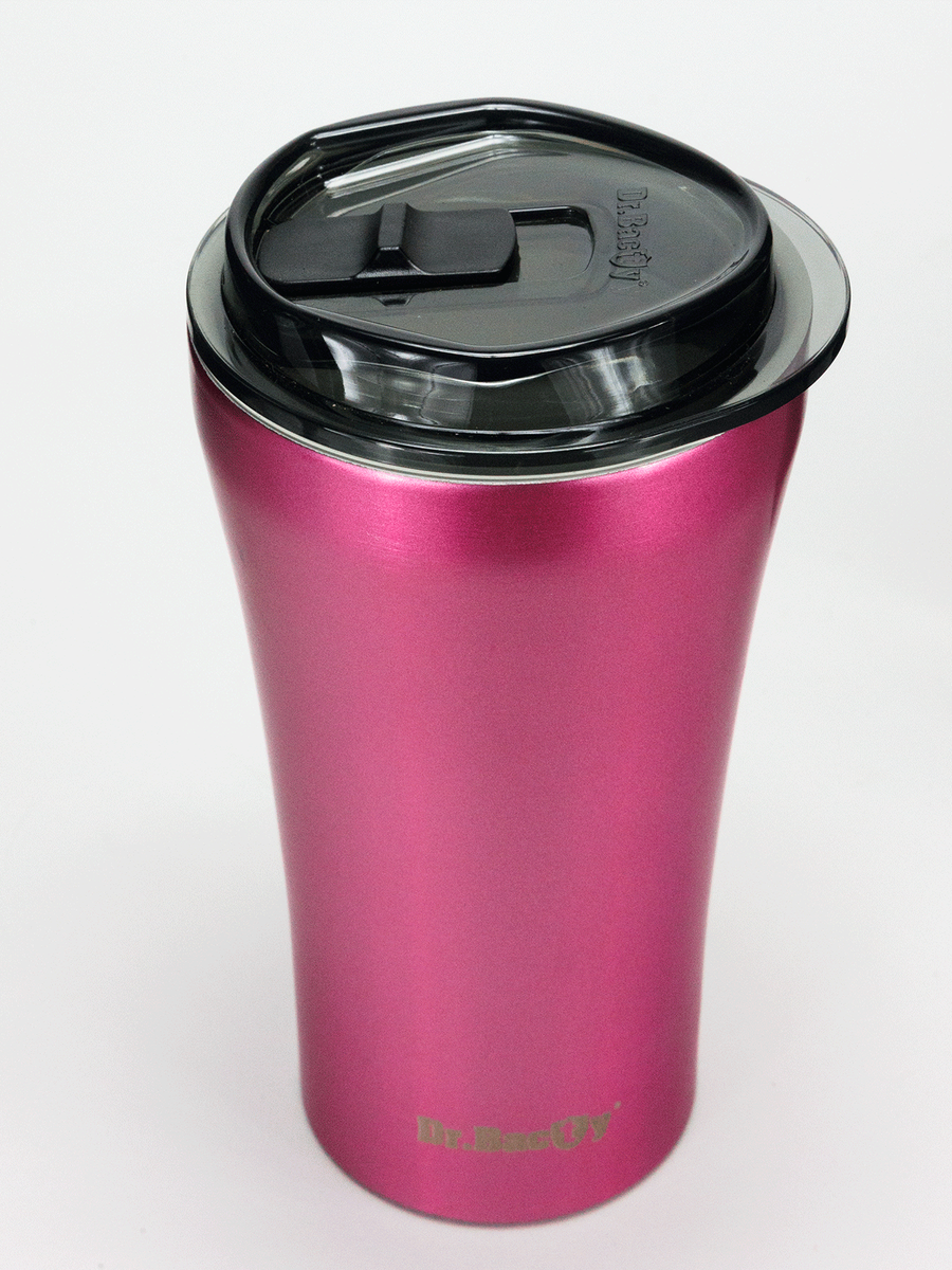 Dr.Bacty Apollo 2.0 - Kubek termiczny na kawę - 360 ml "Skorpion" - Pink