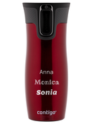 Contigo West Loop 2.0 - Kubek termiczny z grawerem - 470ml - Czerwony