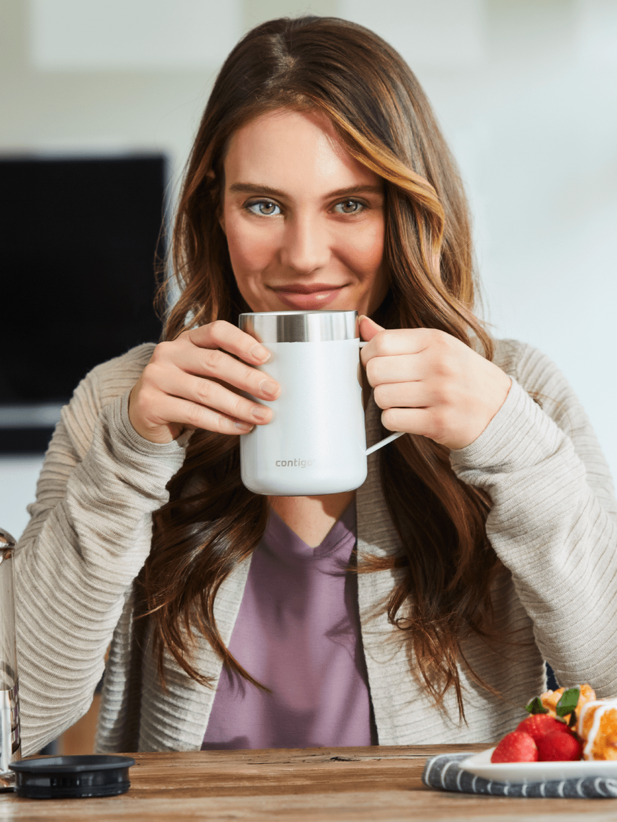 Contigo Streeterville - Kubek termiczny z uchem - 420ml - Biały