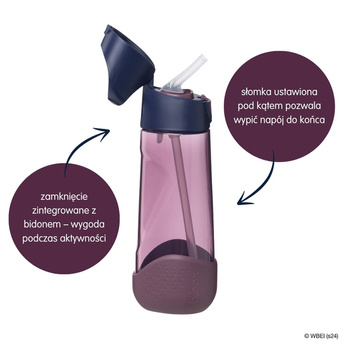 B.Box Harry Potter Butelka na wodę tritanowa ze słomką 600 ml