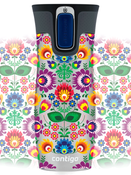 Contigo West Loop 2.0 - Kubek termiczny - 470ml - Folklor - Stalowy