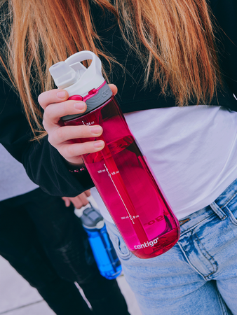 Contigo Ashland - Butelka tritanowa na wodę - 720ml - Sangria/White