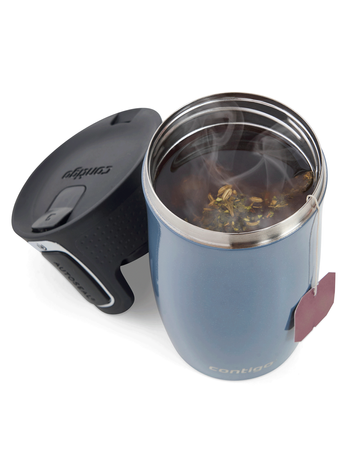 Contigo West Loop Mini - Kubek termiczny - 300ml - Glamour Blue -Niebieski Metalik